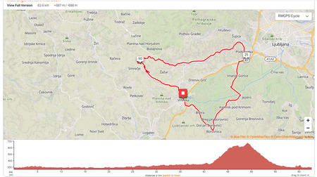 Argonavtski maraton  - trasa malega maratona